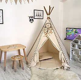 Cherokee Oyun Çadırı ve Minderi _SETİ